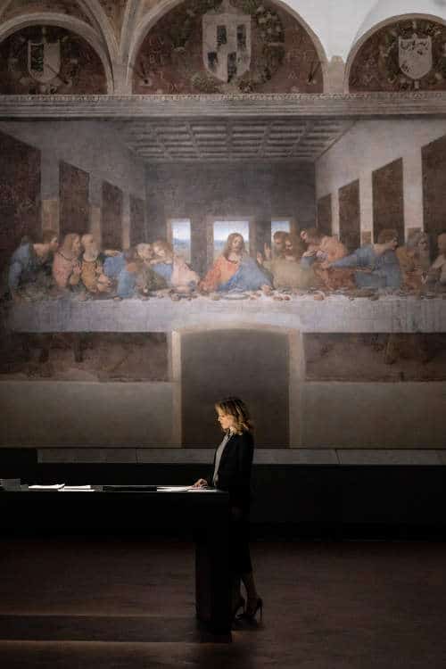 In scena per il cinquecentenario di Leonardo "Il miracolo della cena" con Sonia Bergamasco
