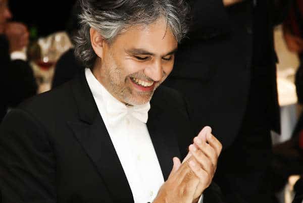 Andrea Bocelli ospite d'onore agli Oscar della Lirica Il 1 Ottobre