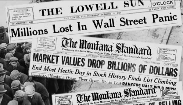Stasera in TV: Dal sogno all'incubo, America 1929: il grande crollo della Borsa