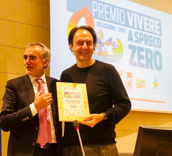 Spreco Zero, al Ministero dell'Ambiente consegnati i premi per le migliori buone pratiche, testimonial l'artista Neri Marcore'