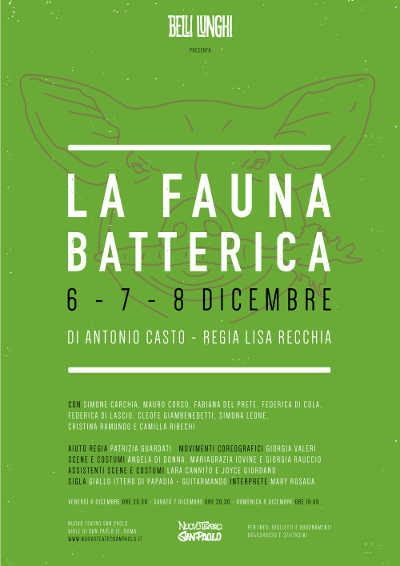 Al Nuovo Teatro San Paolo "La fauna batterica", il tempo presente e l'ossessione per il cibo