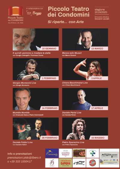Il Piccolo Teatro dei Condomini presenta la sua prima stagione.