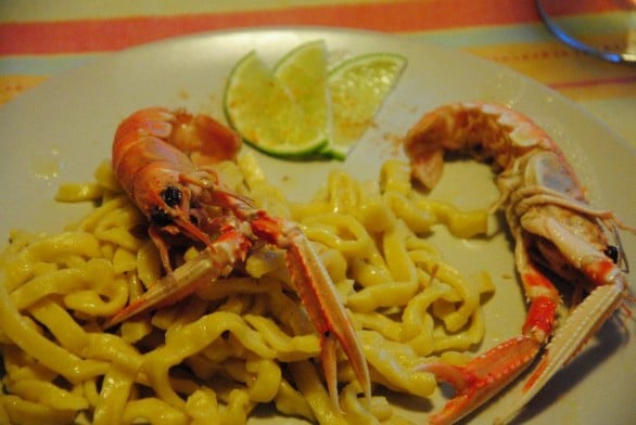 In cucina con Ludovica: Pasta con gamberi e lime