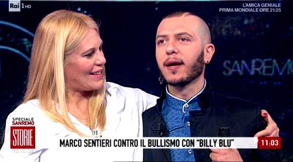 "Sei il vincitore morale di Sanremo Giovani" Eleonora Daniele su Marco Sentieri a "Storie Italiane"