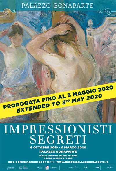 Visto il grande successo di pubblico la mostra "Impressionisti segreti" proroga fino al 3 maggio