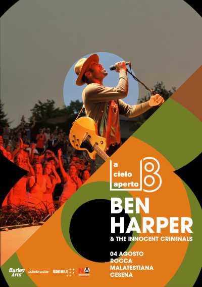 BEN HARPER & THE INNOCENT CRIMINALS, CESENA si aggiunge al tour estivo dopo BRESCIA, TAORMINA E RIOLA SARDO
