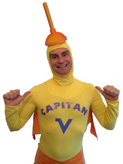 Capitan Ventosa di Striscia testimonial della campagna contro i disturbi alimentari