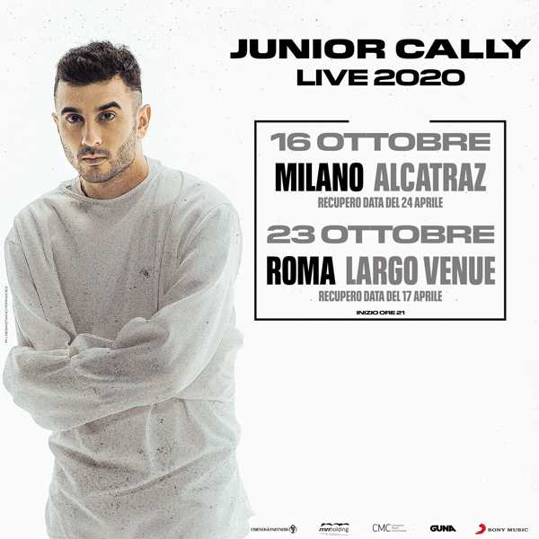 Coronavirus, Junior Cally: posticipati ad ottobre i concerti di Roma e Milano