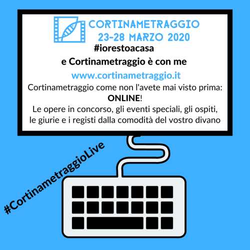 Cortinametraggio diventa 2.0: il Festival non si ferma e va online dal 23 al 28 marzo