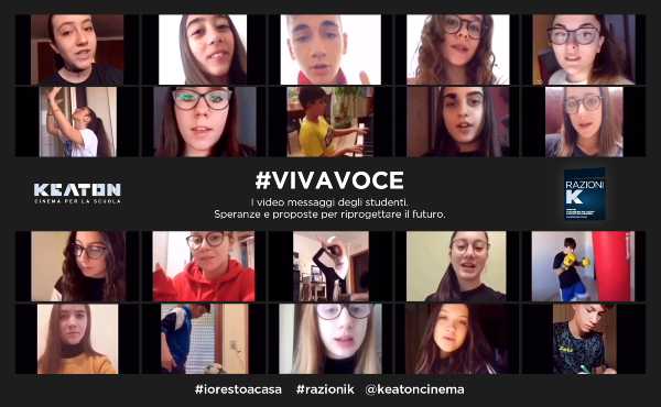 Keaton lancia #vivavoce: Nei video-messaggi dei ragazzi in quarantena le loro speranze e proposte per il futuro