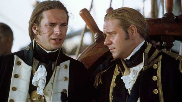 Stasera in TV: "Avventure marinare con il film "Master & Commander Sfida ai confini del mare" su Rai4". Con Russel Crowe, diretto da Peter Weir