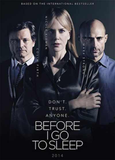 Stasera in TV: "Serata thriller hollywoodiano su Rai4 con "Before I go to sleep"". Una pericolosa amnesia per Nicole Kidman
