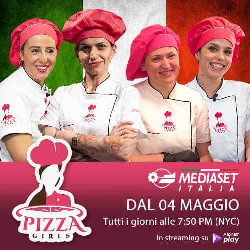 PizzaGirls sbarca all'estero. Da oggi su Mediaset Italia