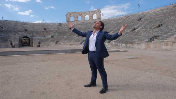 Stasera in TV: ""Il Canto degli Italiani dall'Arena di Verona"". Con Vittorio Grigolo