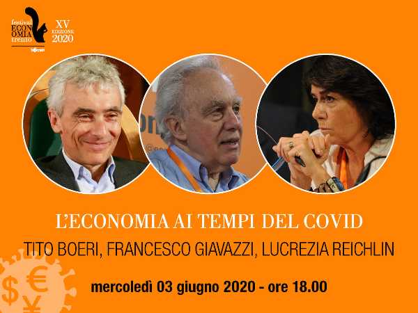 Festival Economia 2020, oggi la nuova diretta con Giavazzi e Reichlin Festival Economia 2020, oggi la nuova diretta con Giavazzi e Reichlin