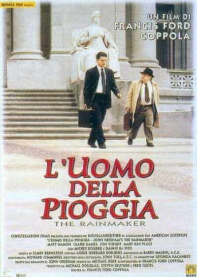 Il film del giorno: "L'uomo della pioggia - The Rainmaker" (su Paramount Network)