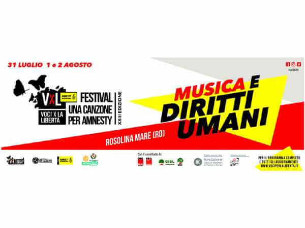Musica, arte e diritti umani nel festival "Arte per la ibertà"