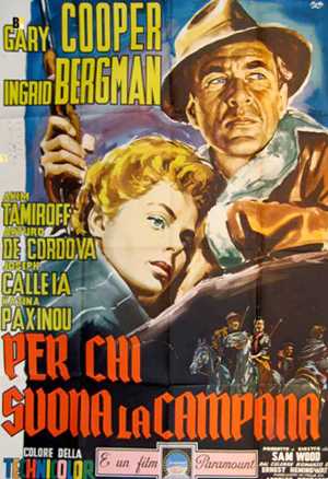 Il film del giorno: "Per chi suona la campana" (su TV2000) Il film del giorno: "Per chi suona la campana" (su TV2000)