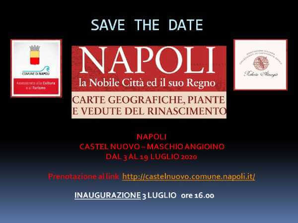 NAPOLI la Nobile Città ed il suo Regno. Oggi l'inaugurazione della mostra