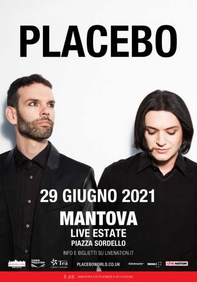 PLACEBO: riprogrammato il concerto a Mantova il 29 giugno 2021