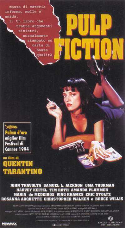 Il film del giorno: "Pulp Fiction" (su TV8) Il film del giorno: "Pulp Fiction" (su TV8)