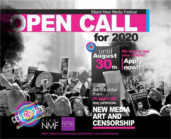 Arriva Rome Art Week: Aperta la call per Video Artisti italiani del Miami New Media Festival 2020