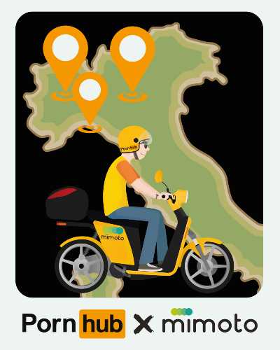 Pornhub offre agli italiani una corsa gratuita sugli scooter elettrici MiMoto per incentivare la green mobility in Italia