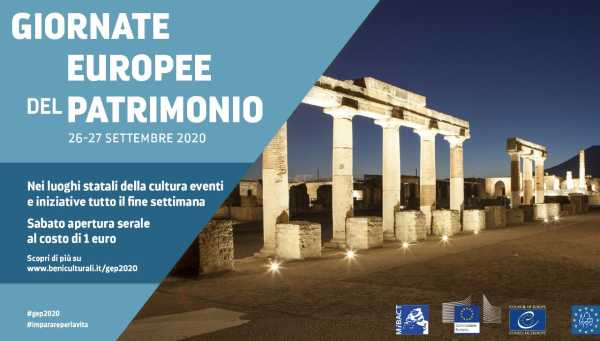 Il Parco archeologico di Pompei partecipa alle Giornate Europee del Patrimonio Il Parco archeologico di Pompei partecipa alle  Giornate Europee del Patrimonio