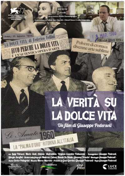 Al Cinema Massimo il docufilm "La verità su La Dolce Vita" del regista Giuseppe Pedersoli