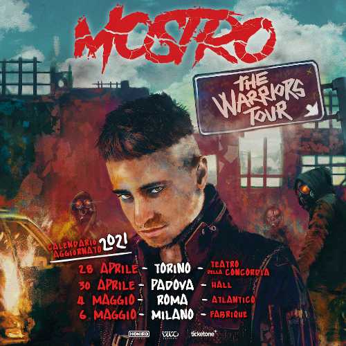 MOSTRO - Posticipato al 2021 The Warriors Tour