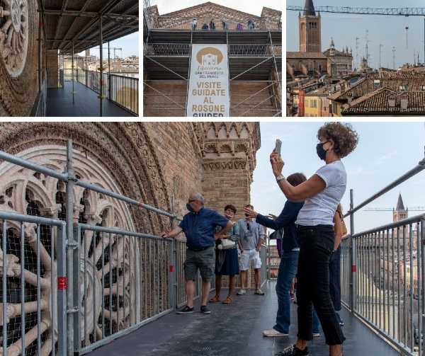 Sono ripartite con grande successo - e continuano fino all'8 novembre 2020 - le visite guidate “in quota” a San Francesco del Prato di Parma Sono ripartite con grande successo - e continuano fino all'8 novembre 2020 - le visite guidate “in quota” a San Francesco del Prato di Parma