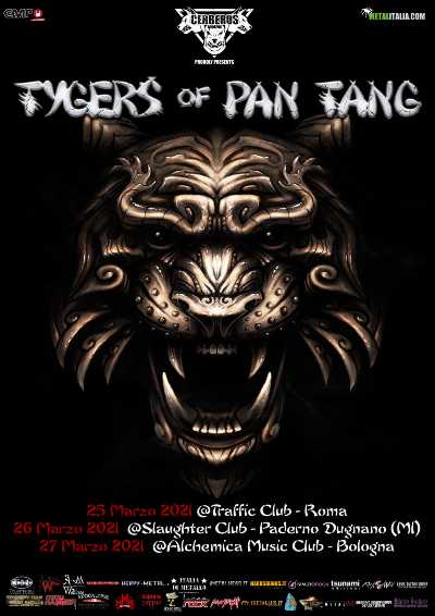TYGERS OF PAN TANG: le date italiane spostate a Marzo 2021 TYGERS OF PAN TANG: le date italiane spostate a Marzo 2021