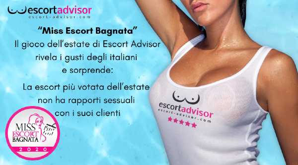 “Miss Escort Bagnata”: la escort più votata non ha rapporti con i suoi clienti