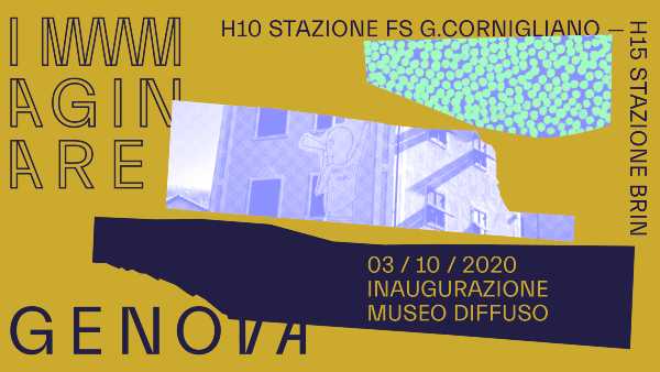 "IMMAGINARE GENOVA": un nuovo museo diffuso a cielo aperto con opere di poster art e realtà aumentata per riflettere, partendo dai giovani, sulla città del futuro