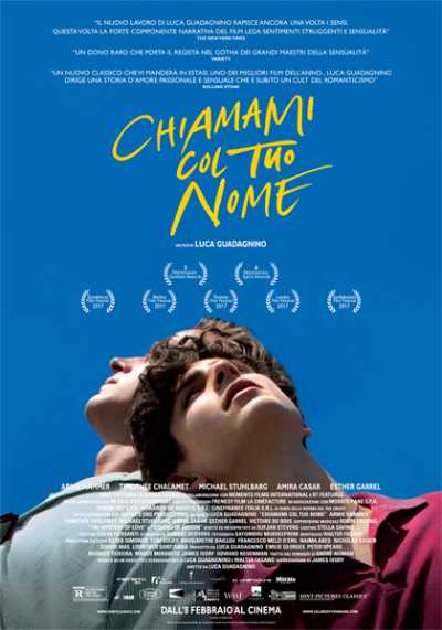 Il film del giorno: "Chiamami col tuo nome" (su Rai Movie) Il film del giorno: "Chiamami col tuo nome" (su Rai Movie)