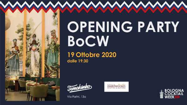 Al via la IV edizione della Bologna Cocktail Week con un opening party esclusivo nella suggestiva cornice del nuovo ristorante Temakinho a Palazzo Zambeccari