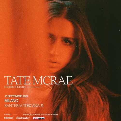 TATE MCRAE: annunciato il concerto a Milano