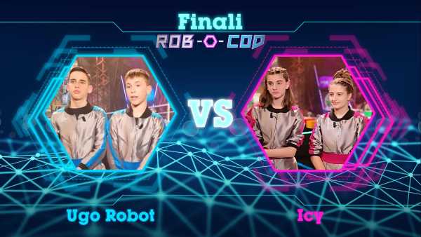 Oggi in TV: "Rob-O-Cod", la finale su Rai Gulp (canale 42) - Sfida tra gli Ugo Robot e gli ICY Oggi in TV: "Rob-O-Cod", la finale su Rai Gulp (canale 42) - Sfida tra gli Ugo Robot e gli ICY