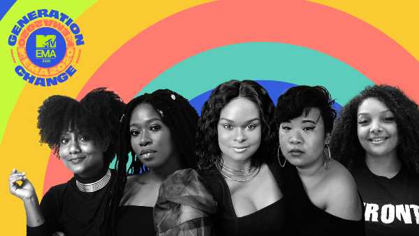 MTV assegna l’“MTV EMA GENERATION CHANGE AWARD” a cinque donne che in tutto il mondo lottano per la giustizia sociale e razziale