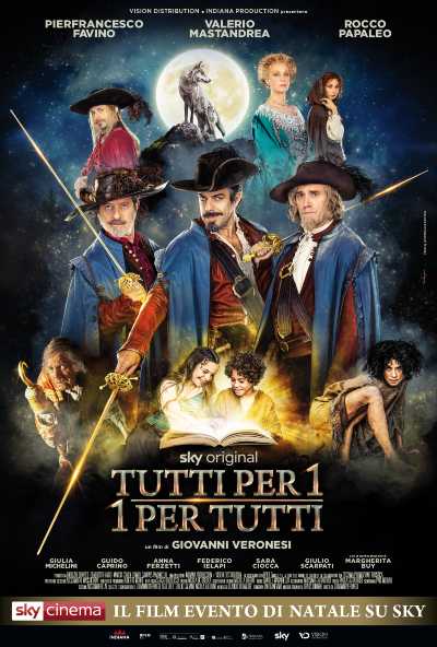TUTTI PER 1 - 1 PER TUTTI - Il nuovo film Sky Original di Giovanni Veronesi in prima assoluta il 25 dicembre alle 21.15 su Sky e NOW TV