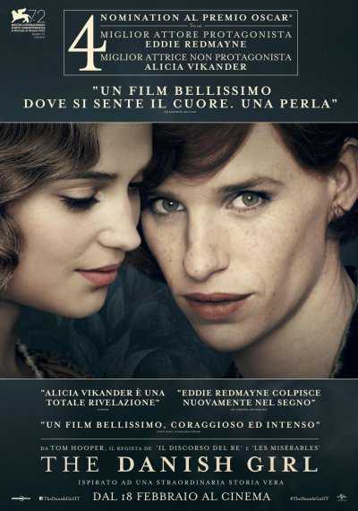Il film del giorno: "The Danish Girl" (su Iris) Il film del giorno: "The Danish Girl" (su Iris)