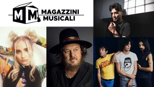 Oggi in TV: Le novità discografiche e digitali a "Magazzini Musicali" su Rai2 Ospiti di Melissa Greta Marchetto e Gino Castaldo, Cara, Fabrizio Moro, The Zen Circus e Zucchero