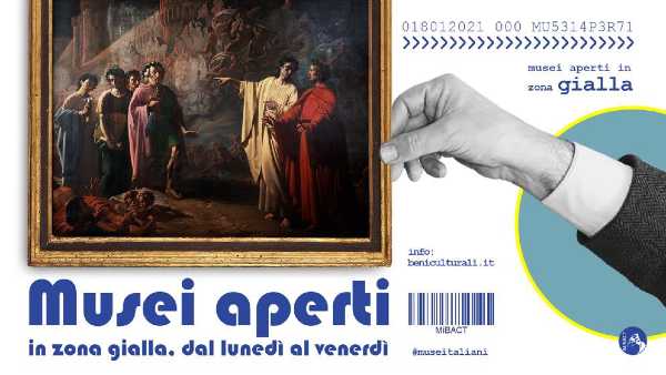 Da lunedì riaprono musei e parchi archeologici nelle regioni gialle