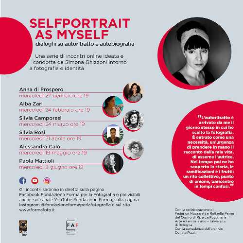 SELFPORTRAIT AS MYSELF: dialoghi su autoritratto e autobiografia sui canali social di FONDAZIONE FORMA