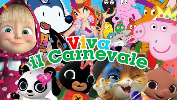Oggi in TV: Viva il carnevale su RaiPlay - Dall'11 al 16 febbraio una collezione di video dedicata ai più piccoli