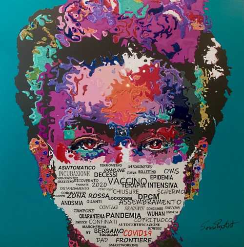 Arte e beneficenza: all’asta su CharityStars Frida Kahlo con il “Vocabolario della pandemia”
