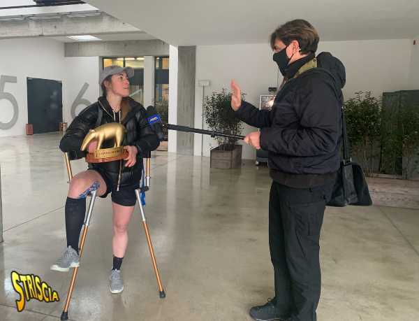 Stasera in TV: STRISCIA LA NOTIZIA: Il tapiro alla campionessa di sci SOFIA GOGGIA dopo l’infortunio che le è costato il Mondiale