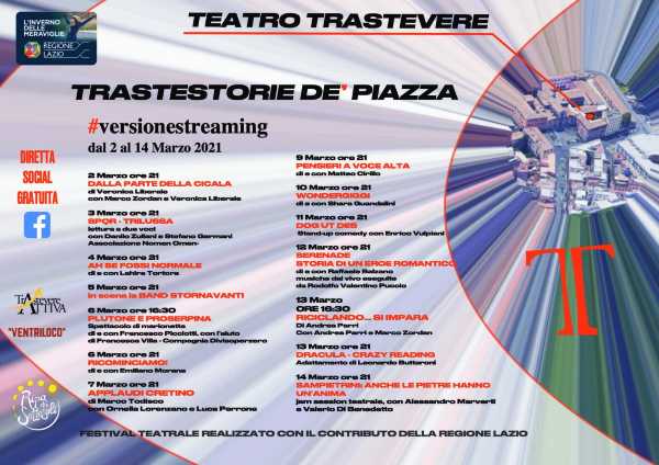 "TRASTESTORIE DE’ PIAZZA" #versionestreaming "TRASTESTORIE DE’ PIAZZA" #versionestreaming