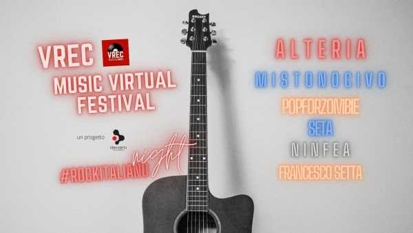 VREC MUSIC VIRTUAL FESTIVAL con Alteria, Paolo D'Ambrosio (Mistonocivo), Ninfea, PFZ, SETA, Setta.