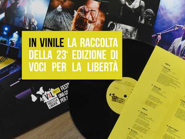 In vinile la raccolta della 23a edizione di “Voci per la libertà – Una canzone per Amnesty”